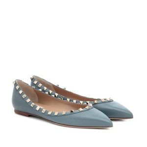 Valentino Garavani Rockstud leather flats